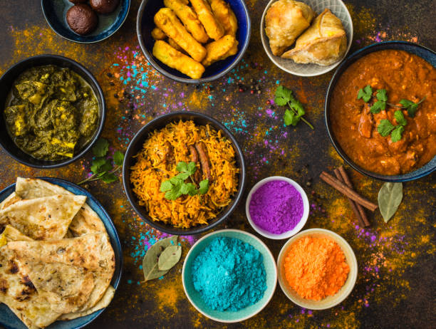 Celebrate Holi and eat.